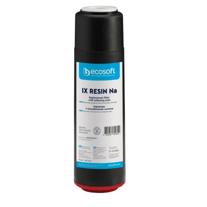[Sa76362] Картридж для пом’якшення води  2,5"x10"  STANDART, Ecosoft CMV2510ECOSTD
