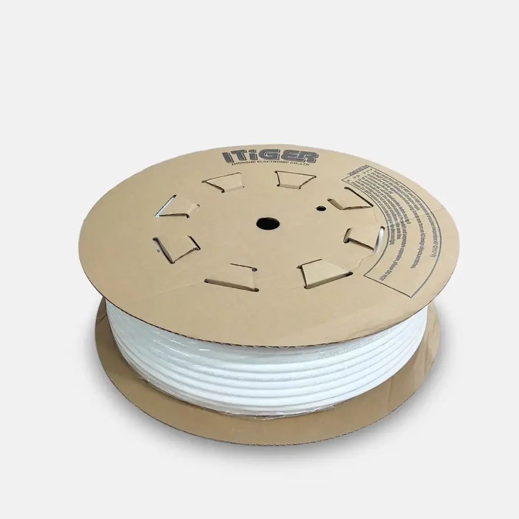 [Ra1791] Трубка біла 1/2д бухта 80м, біла (St)