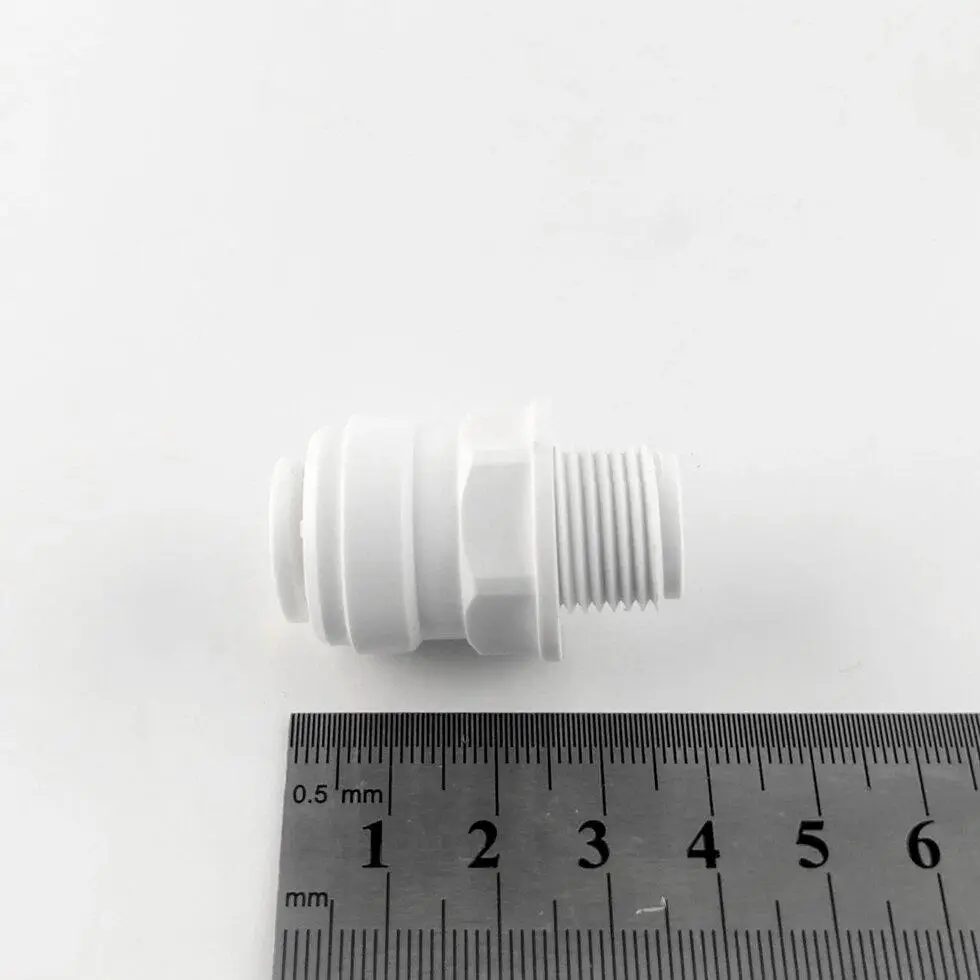 [Ra2523] 1813-M / 8MC6-D Фітинг прямий (трубка 1/2" - різьба зовнішня 3/8")