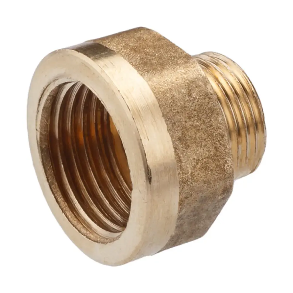 [CV016504] Перехідник посилений LexLine 1/2"х3/8" ВЗ УК0640-В латунний