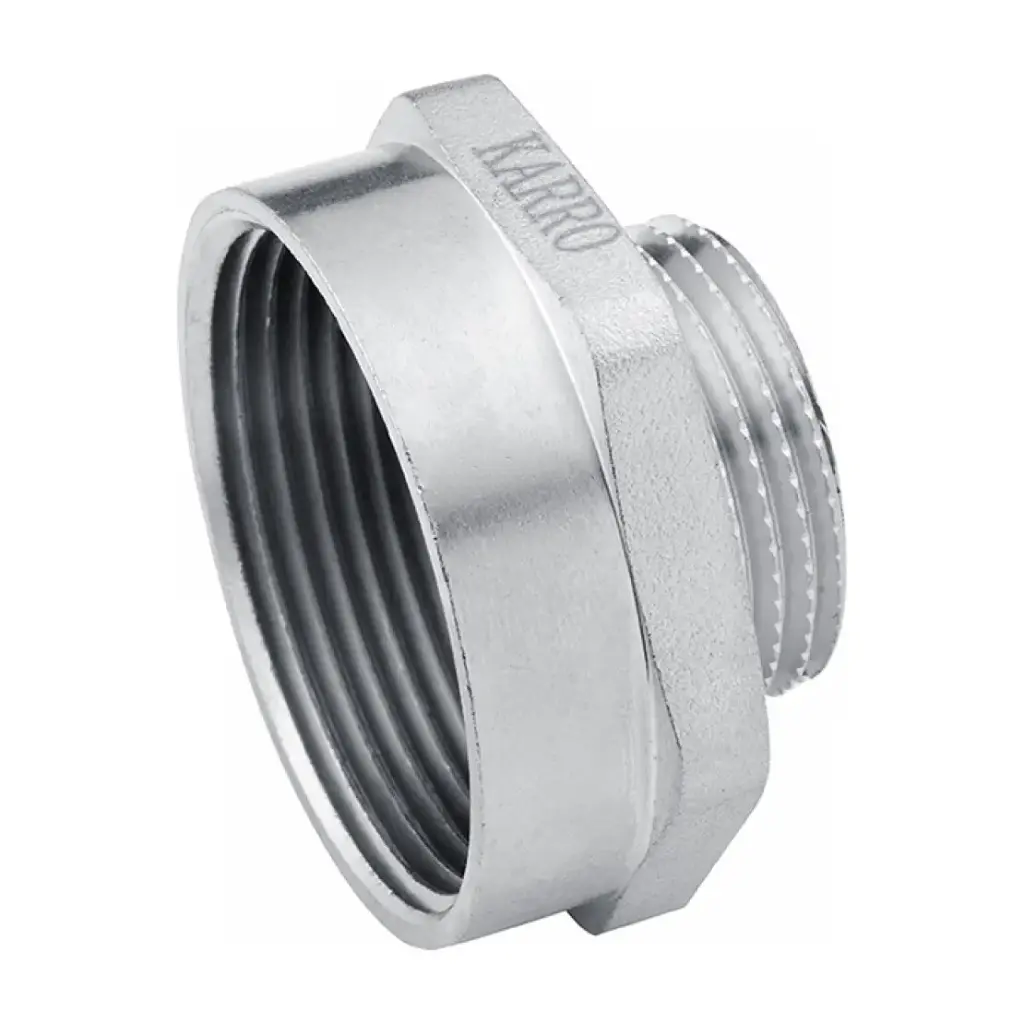 [CV013482] Перехідник Karro 1 1/4"х3/4" ВЗ нікельований