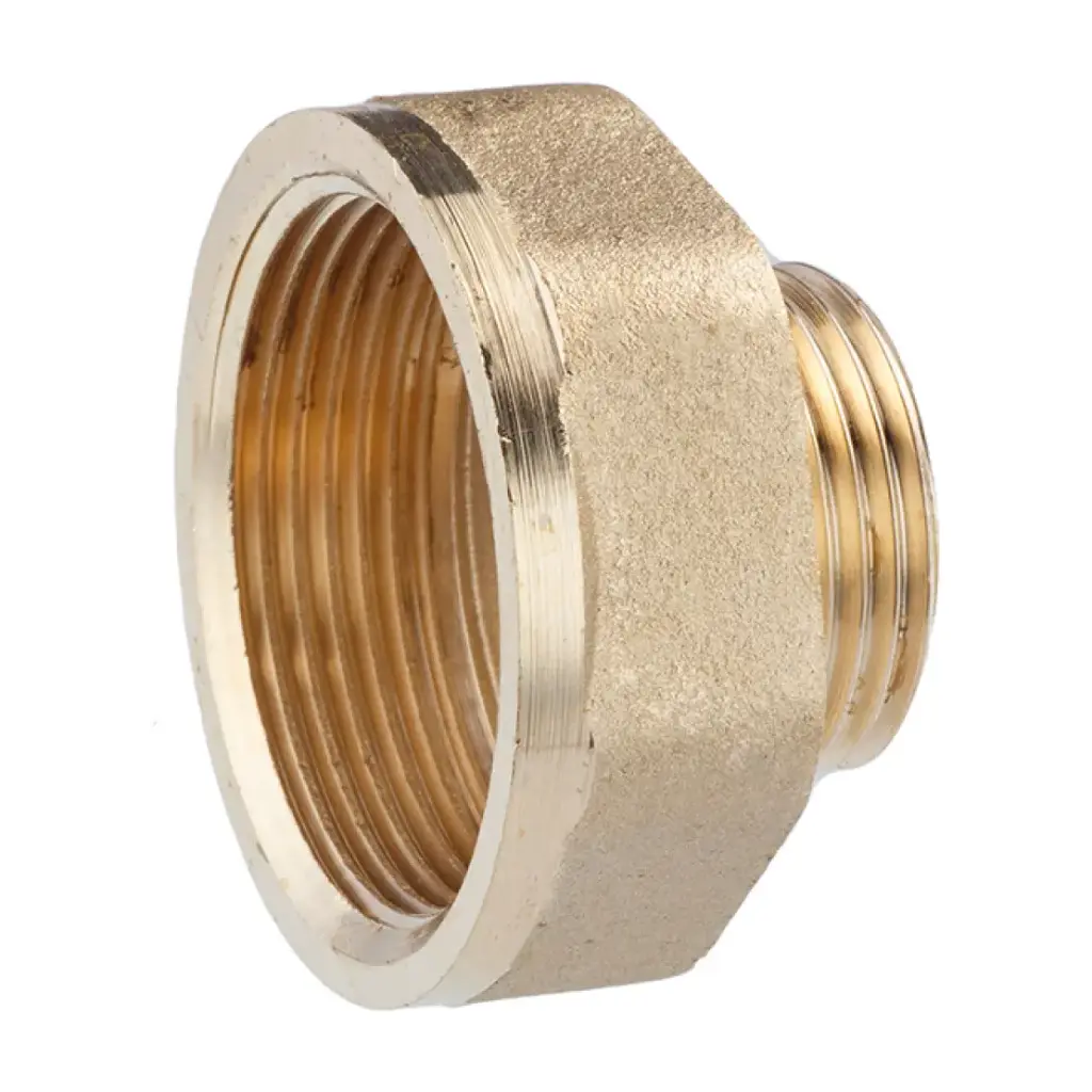 [CV014245] Перехідник посилений LexLine 1 1/2"х1" ВЗ УК0606-В латунний