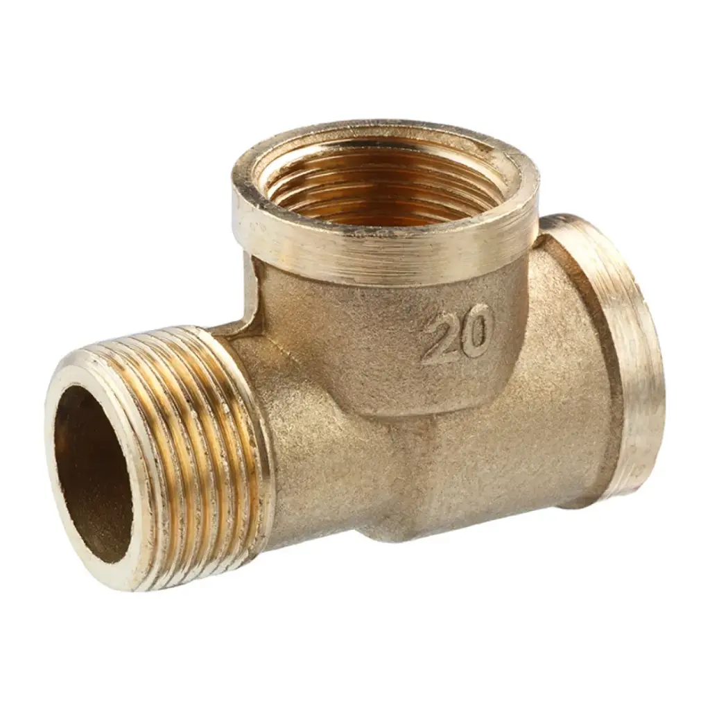 [CV014246] Трійник посилений LexLine 3/4" ВВЗ УК0210-В латунний