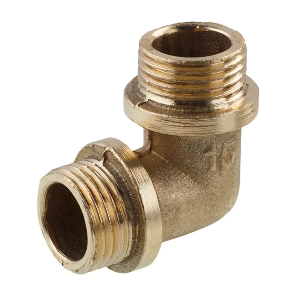 [CV010411] Кутник посилений LexLine 1/2" ЗЗ УК0113-В латунний