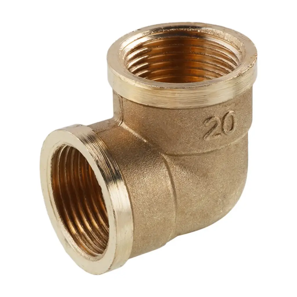 [CV011168] Кутник посилений LexLine 3/4" ВВ УК0102-В латунний