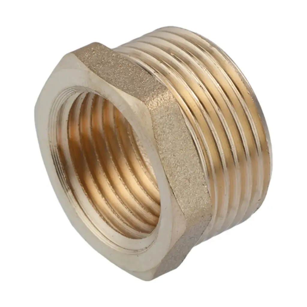 [CV010358] Футорка посилена LexLine 3/4"х1/2" ЗВ УК0702-В латунна