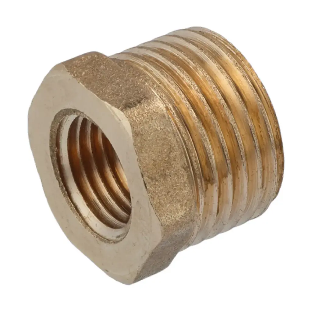 [CV007878] Футорка посилена LexLine 1/2"х1/4" ЗВ УК0703-В латунна