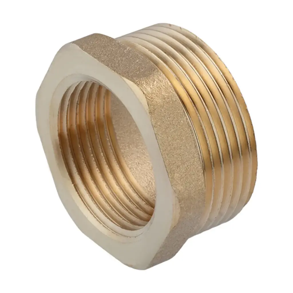 [CV013570] Футорка посилена LexLine 1 1/4"х3/4" ЗВ латунна УК0711-В