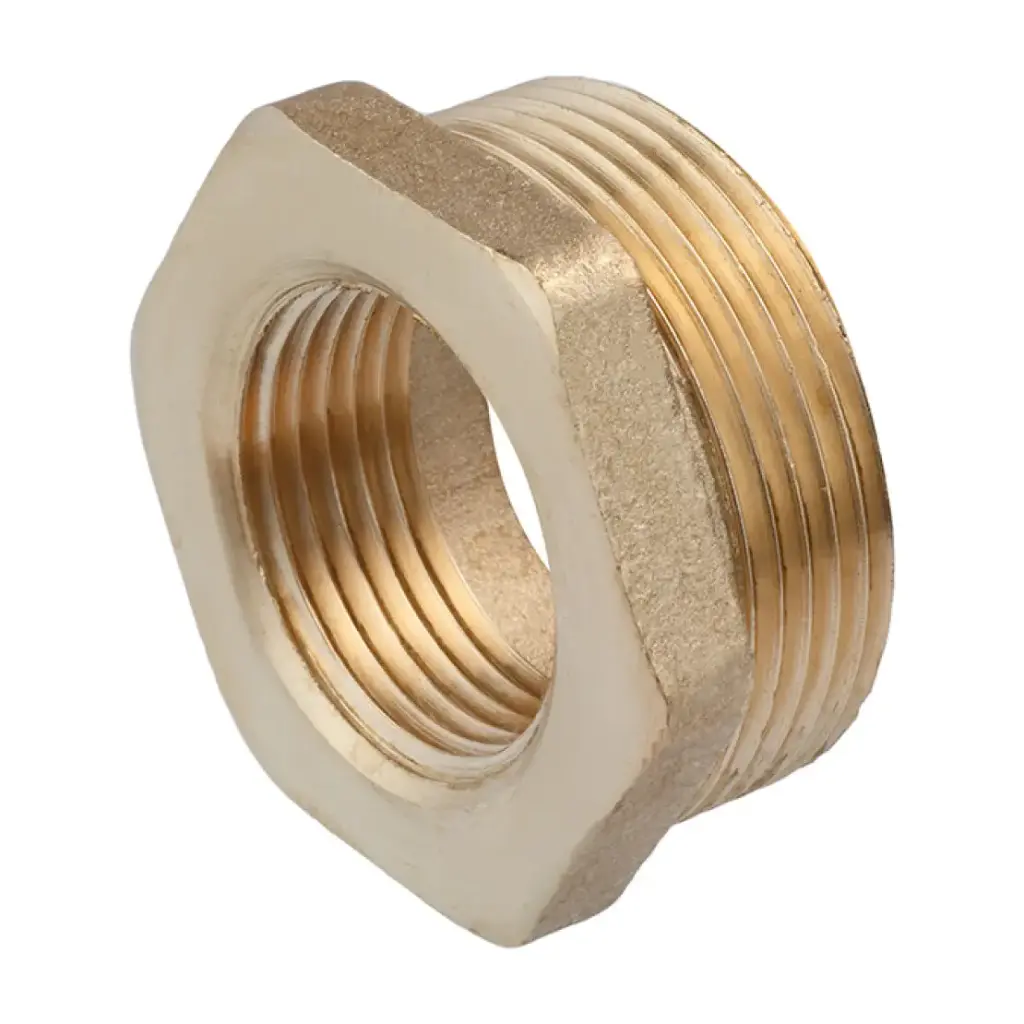 [CV021712] Футорка посилена LexLine 1 1/2"х1" ЗВ УК0722-В латунна