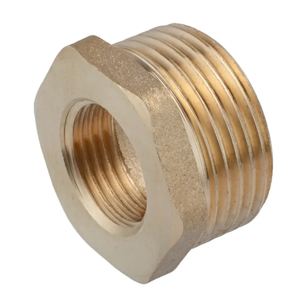 [CV012381] Футорка посилена LexLine 1"х3/4" ЗВ УК0705-В латунна