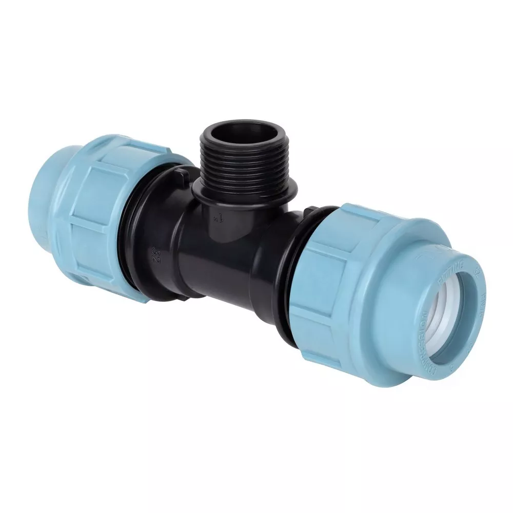 [1002775] Трійник ПЕ із зовнішньою різьбою ITAL 25 мм х 3/4"