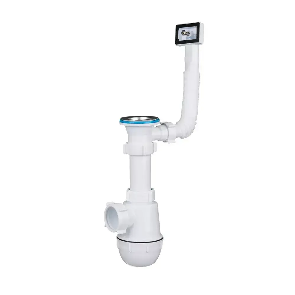 [1012920] A0140S сифон АНІ ГРОТ 1 1/2"*40 з гнучким переливом мийки {30}