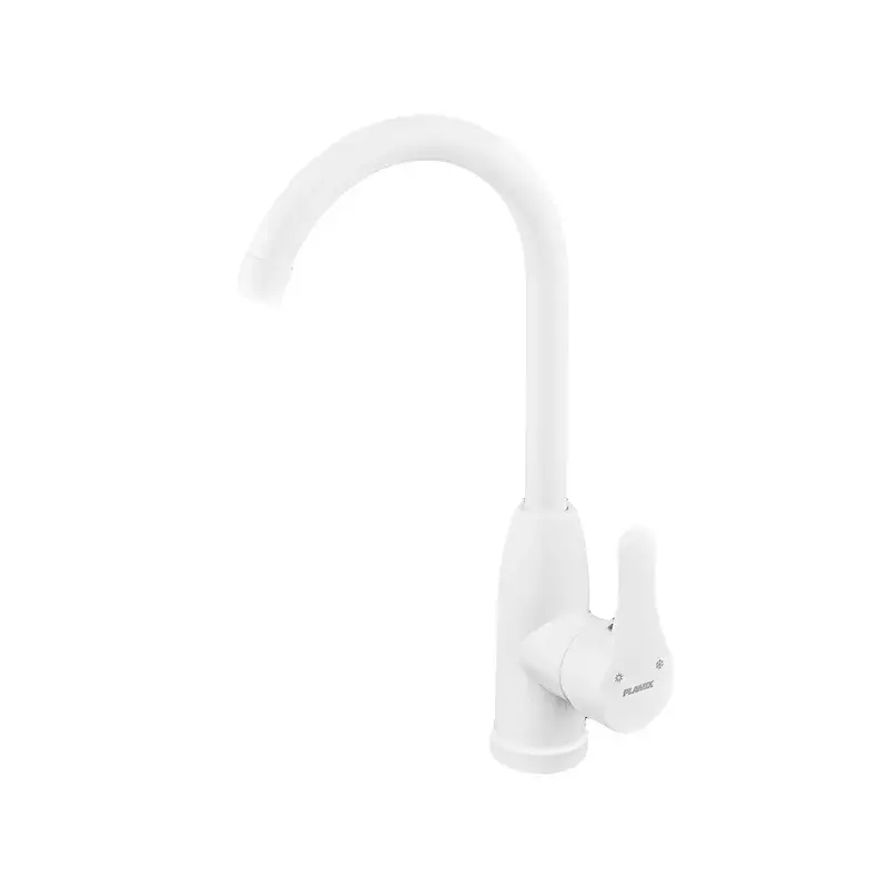 [PM0658] Змішувач для кухні Plamix Diego-011-B White (без підведення) (PM0658)