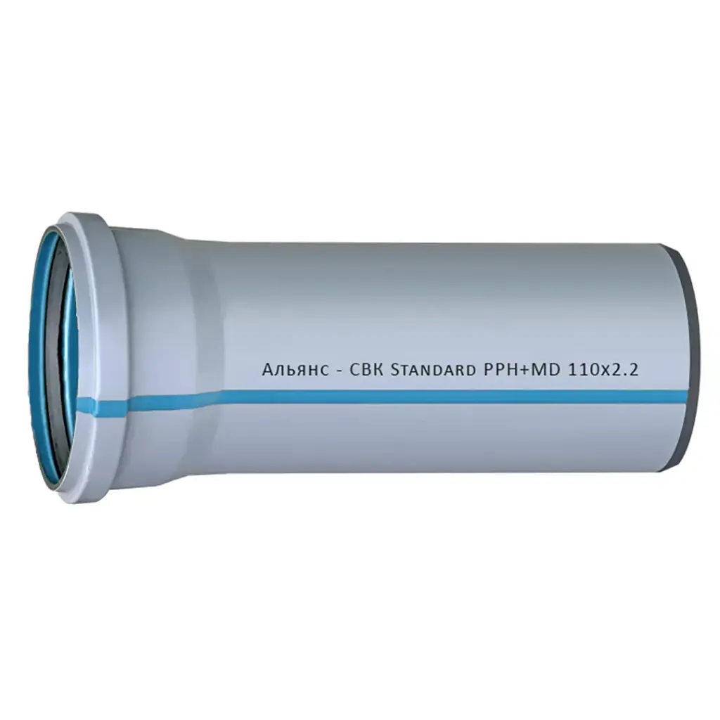 [1044816] Труба СВК-Альянс ПП 110*2,2*3000 Standart синя {10} 