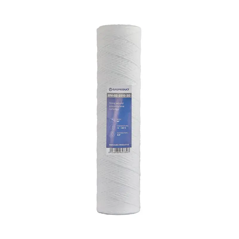 [EP6233] Картридж із поліпропіленової нитки Europroduct EPV-02-2510-20 PP20 2,5"x10" (EP6233)