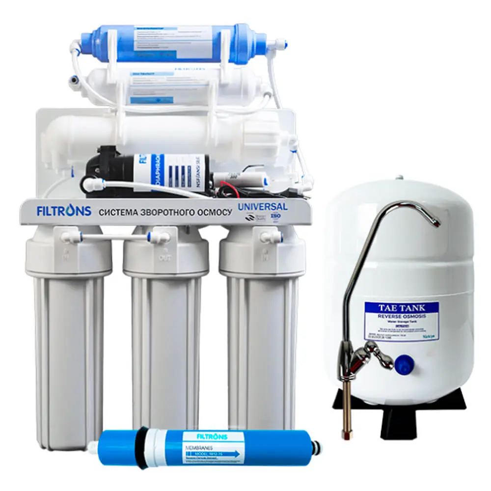 [UNI-6 PUMP] Фильтр обратного осмоса Filtrons Universal UNI-6 PUMP
